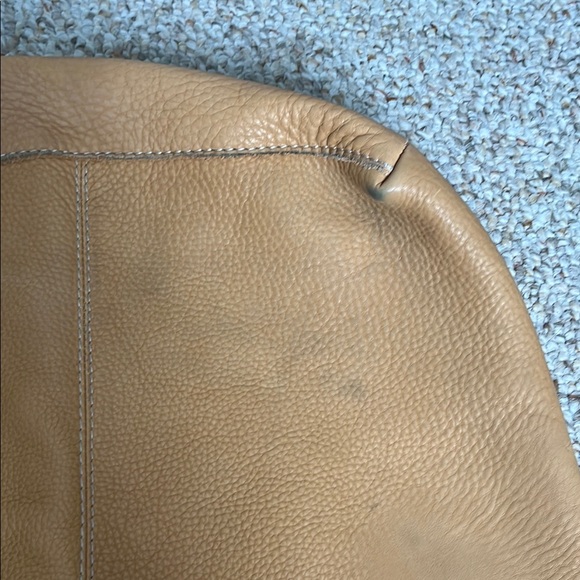 Lucky Brand Vintage Tan Leather Hobo Bag - Picture 5 of 11